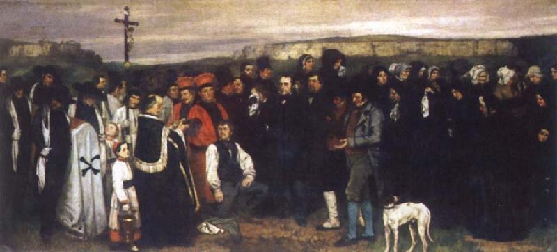 Gustave Courbet A Burial at Ornans oil painting image